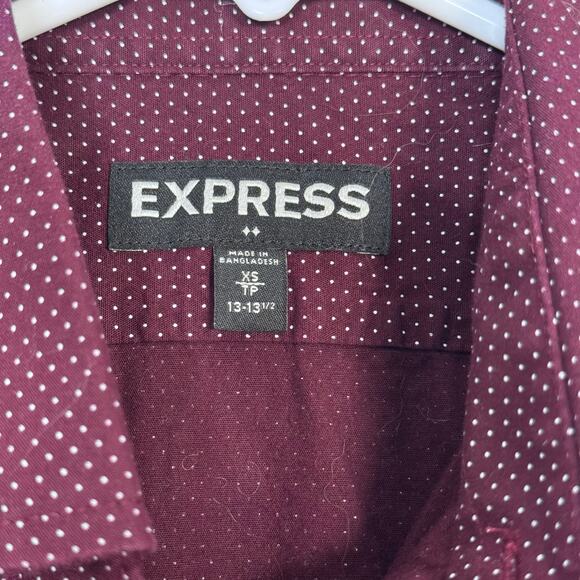 Express Button Up Short Sleeve Dress Shirt - Picture 3 of 5